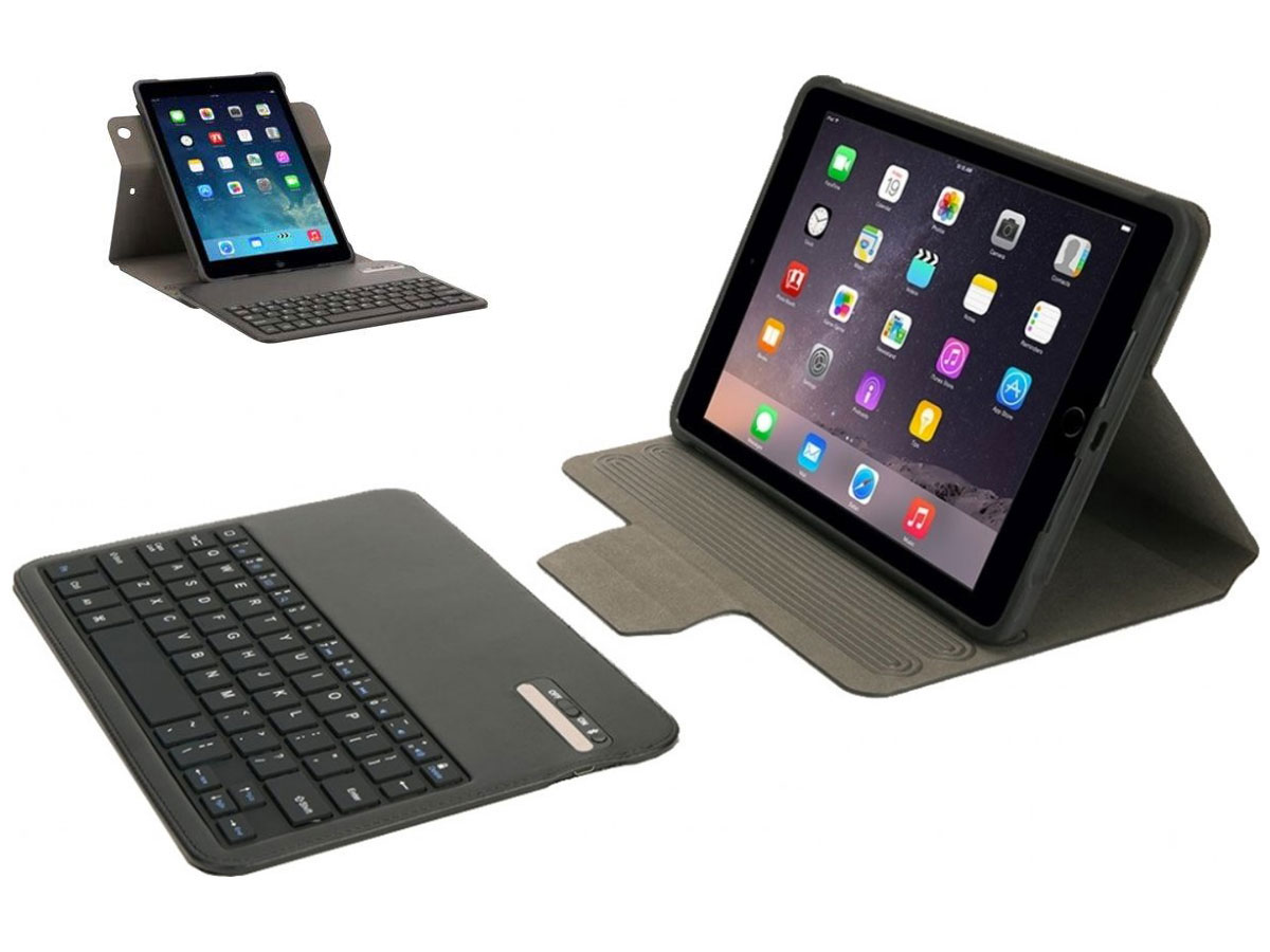 aftrekken Pijnboom Neem de telefoon op Griffin TurnFolio Toetsenbord Case iPad Air 2 Hoesje