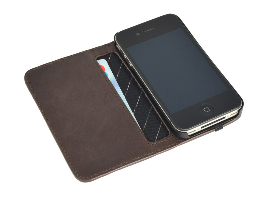 iErnest Card Holder 4 Echt Case voor iPhone 4/4S