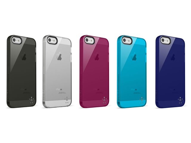 voor mij aardappel Verkleuren Belkin Grip Sheer TPU Case Hoesje voor iPhone 5/5S
