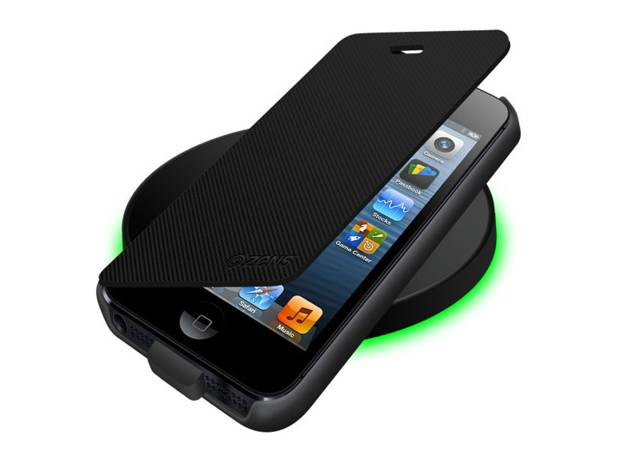 ZENS Charger + Charging Flip Case voor iPhone 5