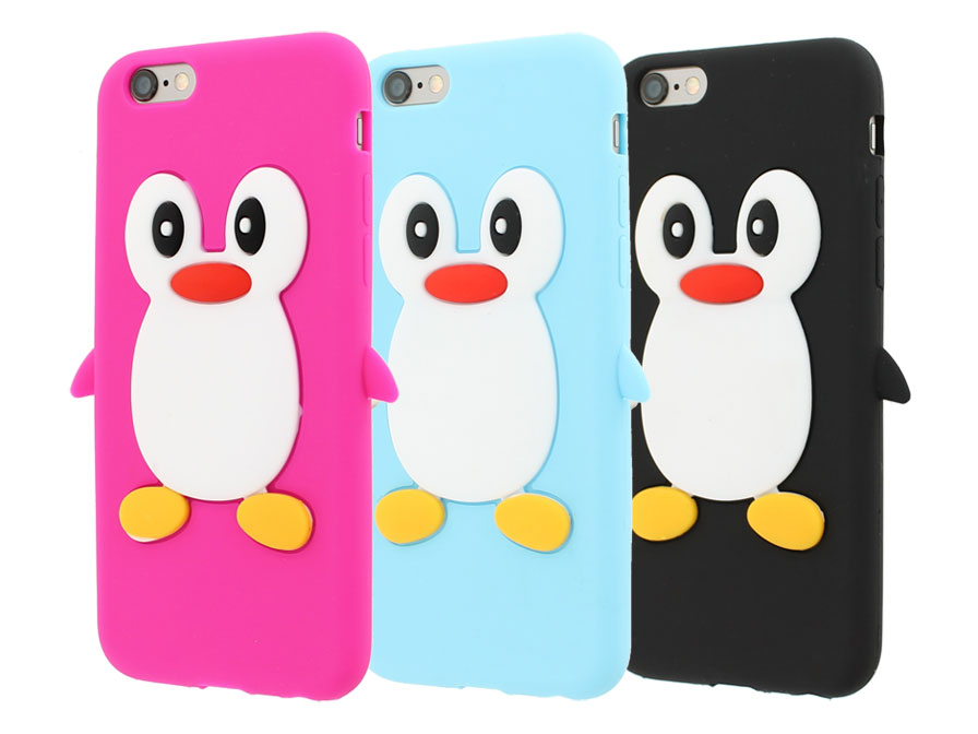 Trolley Verliefd Bijna Pinguin Silicone Skin Case | iPhone 6/6s hoesje