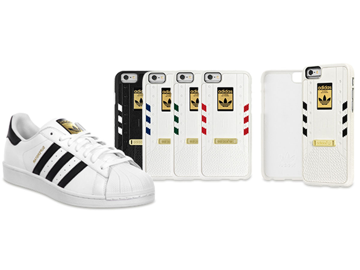 adidas Superstar Wit/Rood | iPhone 6/6S