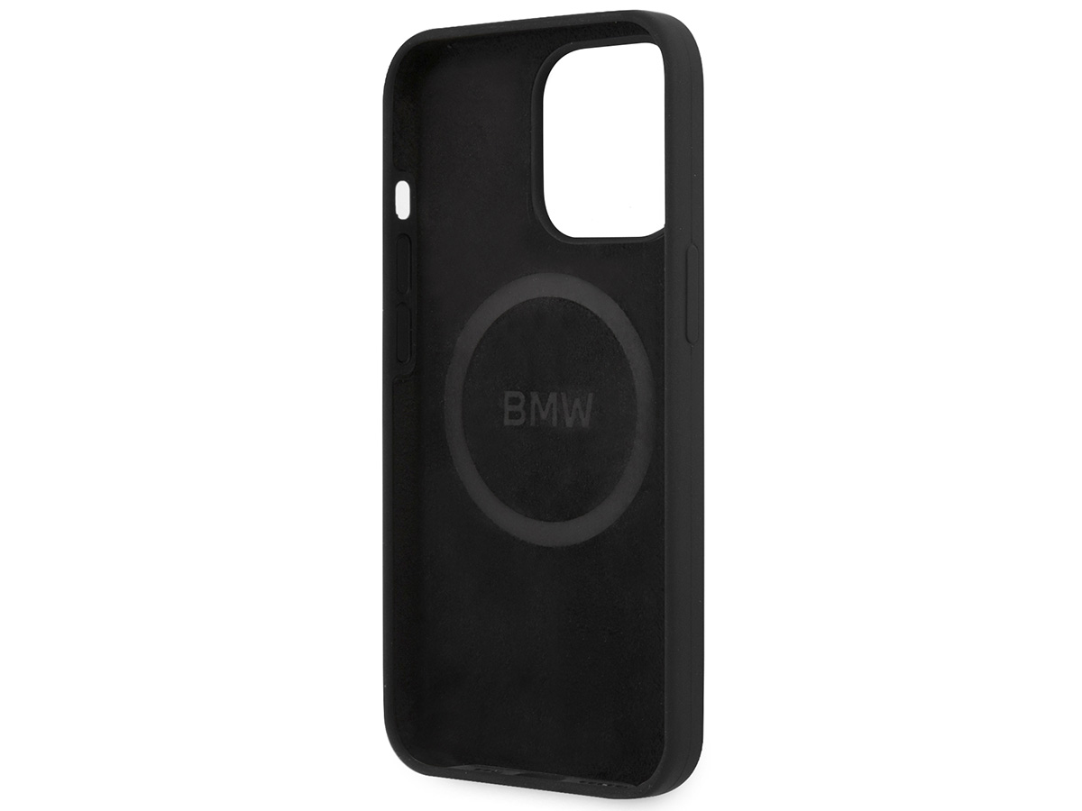 BMW Signature Leather MagSafe Case - iPhone 13 Pro Max hoesje