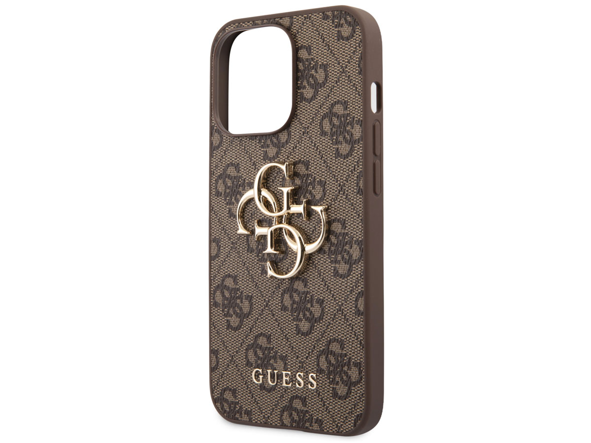 Guess Big 4G Monogram Case Bruin - iPhone 13 Pro Max hoesje