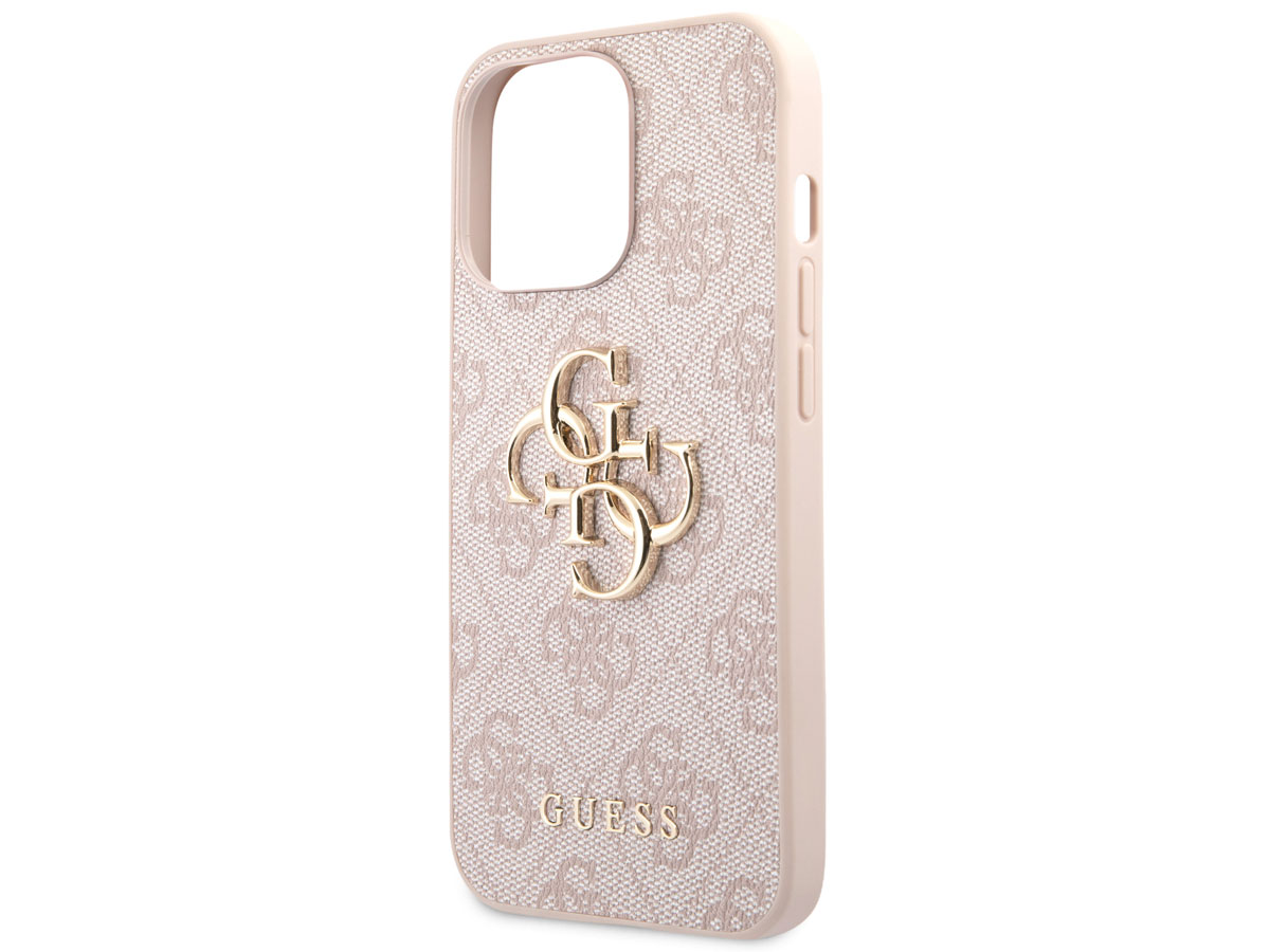 Guess Big 4G Monogram Case Roze - iPhone 13 Pro Max hoesje