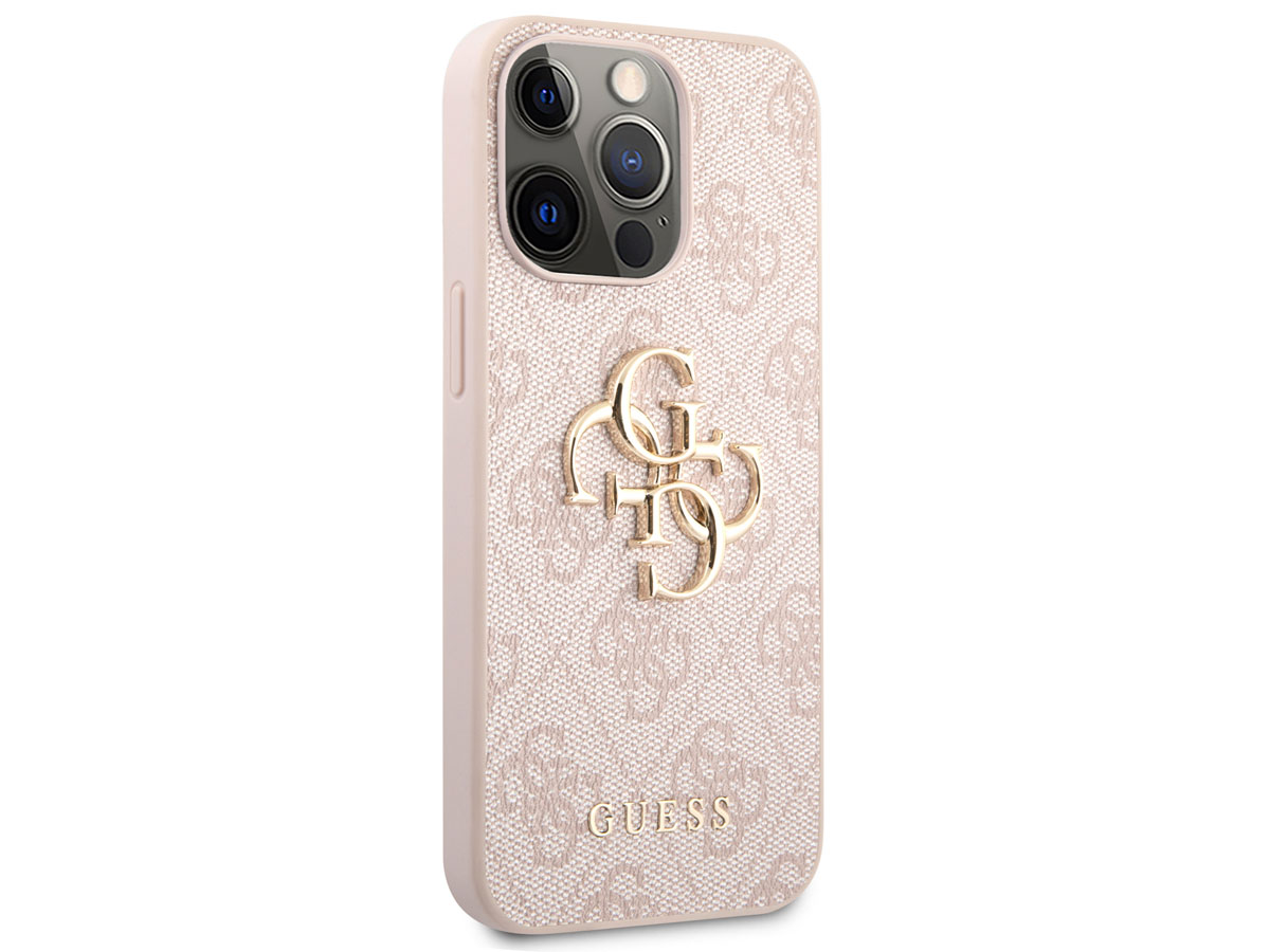 Guess Big 4G Monogram Case Roze - iPhone 13 Pro Max hoesje