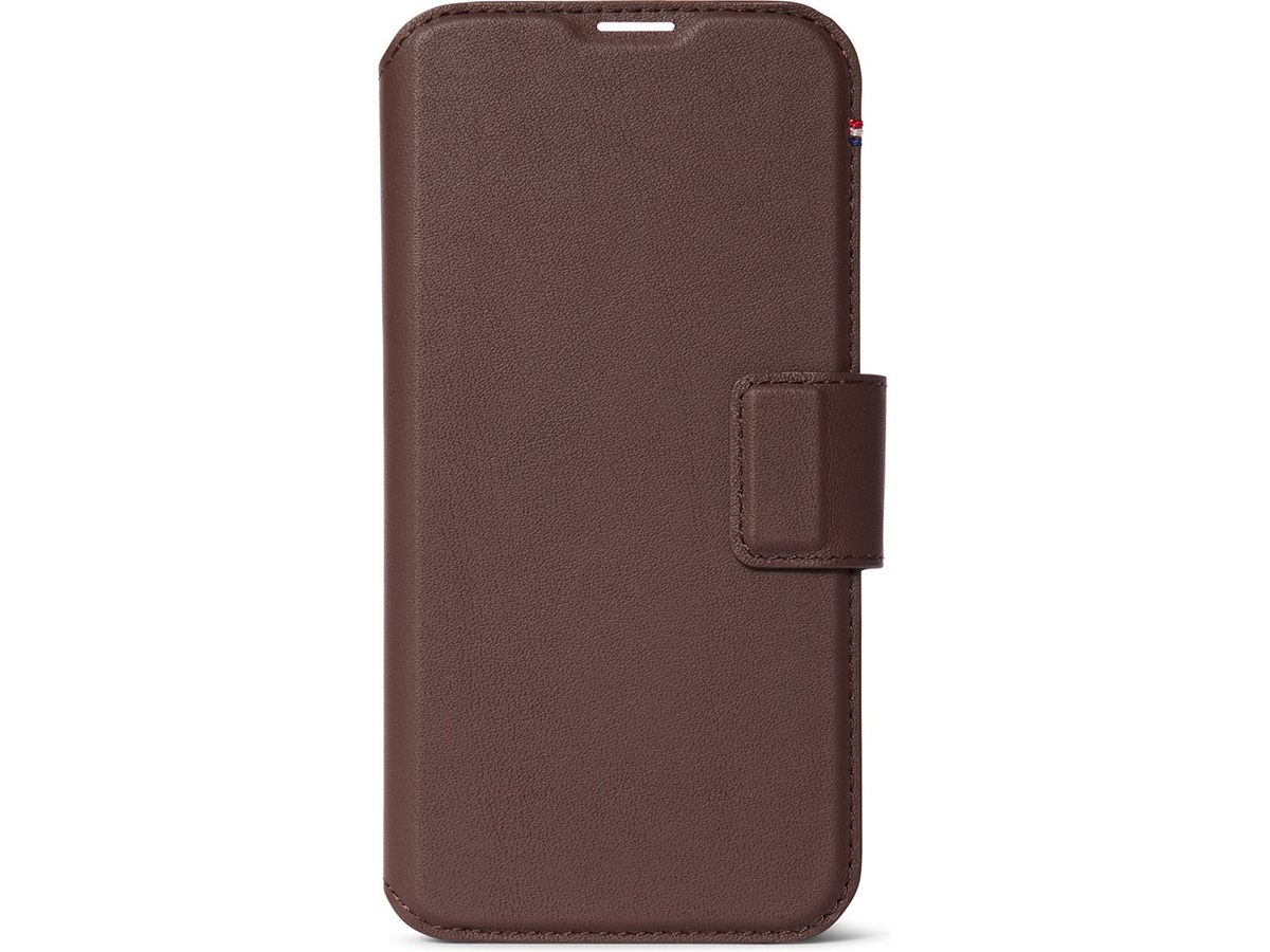 Decoded Leather Detachable Wallet Case Donkerbruin - iPhone 13/14 hoesje