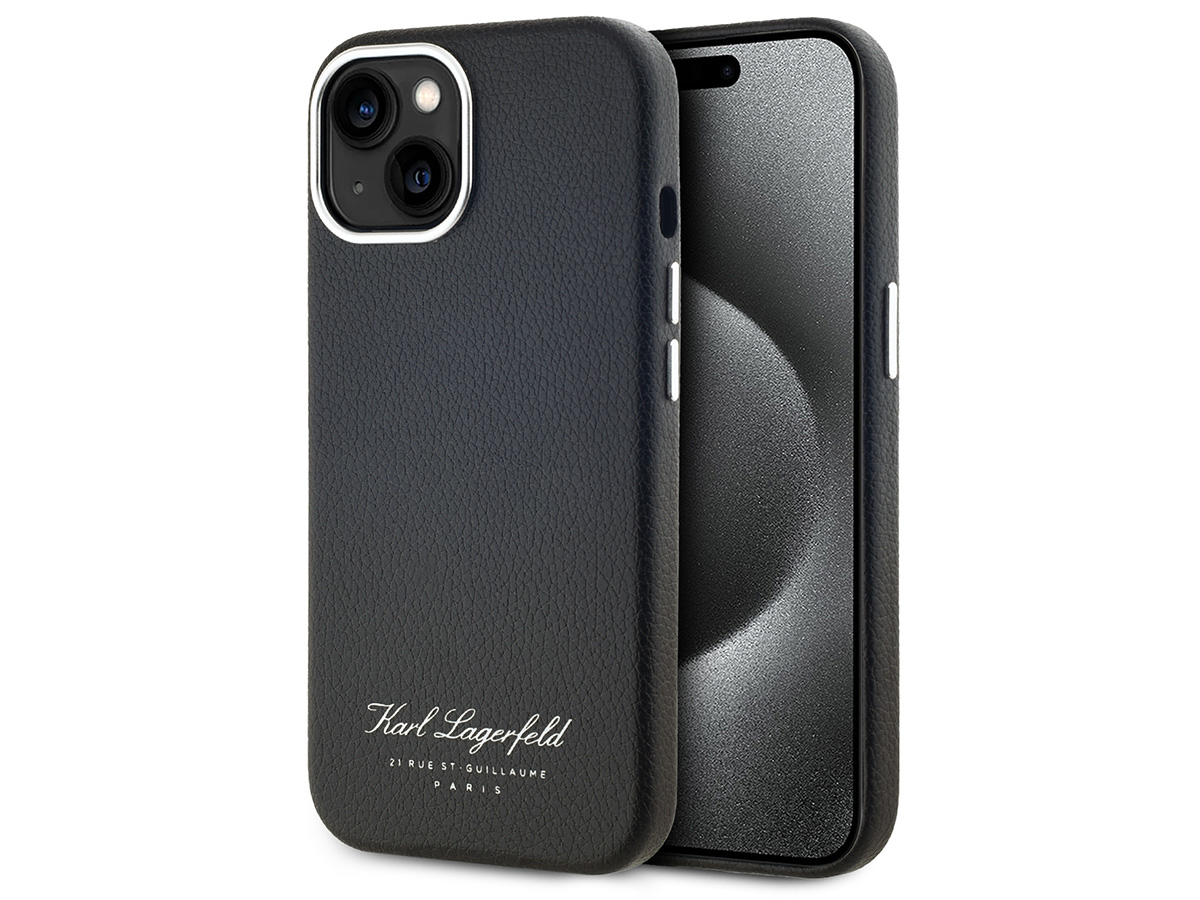 Karl Lagerfeld 21 Rue St-Guillaume Leather Case - iPhone 14/13 hoesje