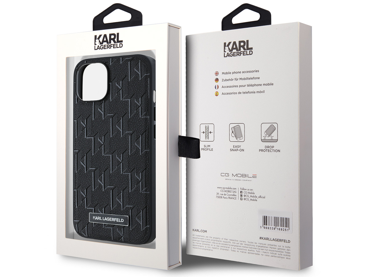 Karl Lagerfeld Monogram MagSafe Case - iPhone 14/13 hoesje