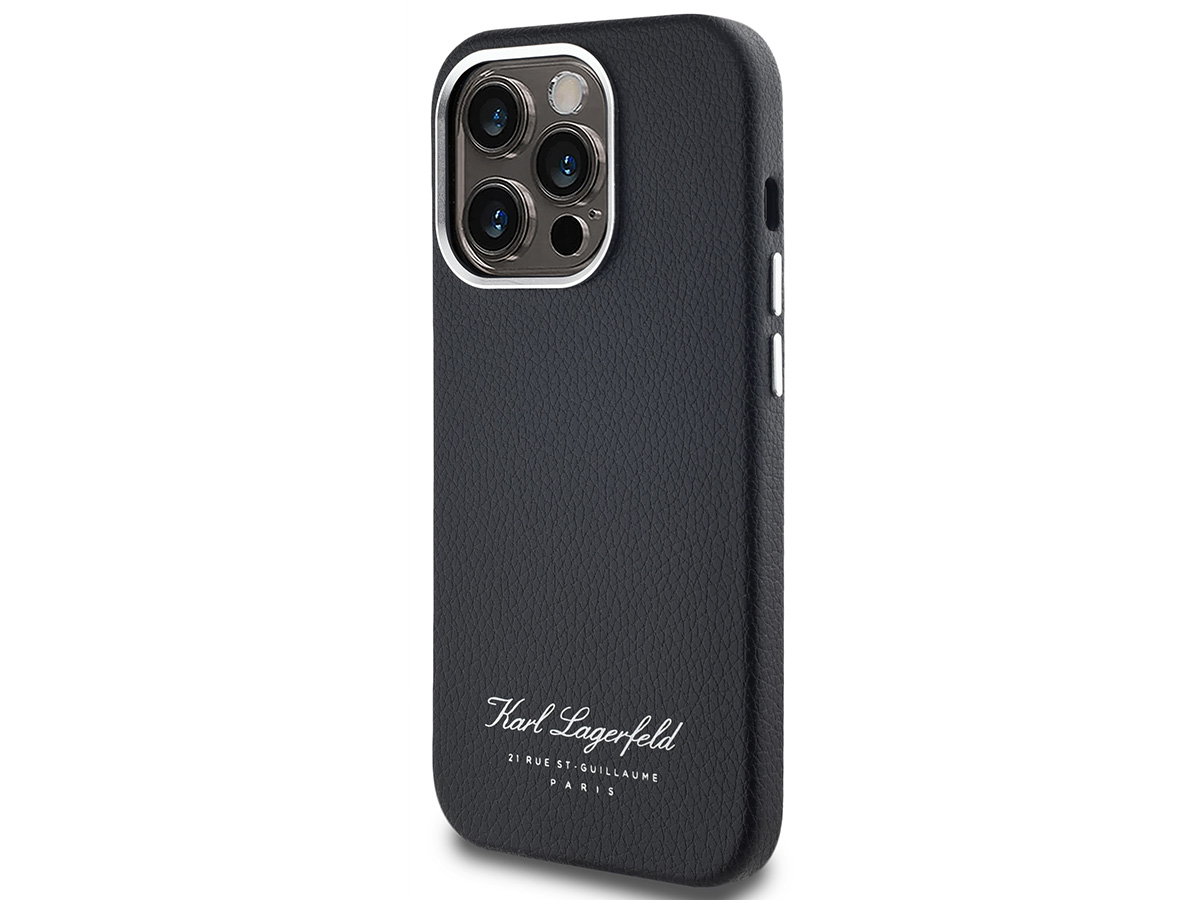 Karl Lagerfeld 21 Rue St-Guillaume Leather Case - iPhone 14 Pro hoesje