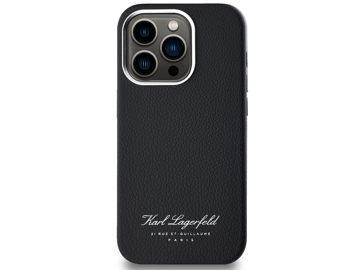 Karl Lagerfeld 21 Rue St-Guillaume Leather Case - iPhone 14 Pro hoesje