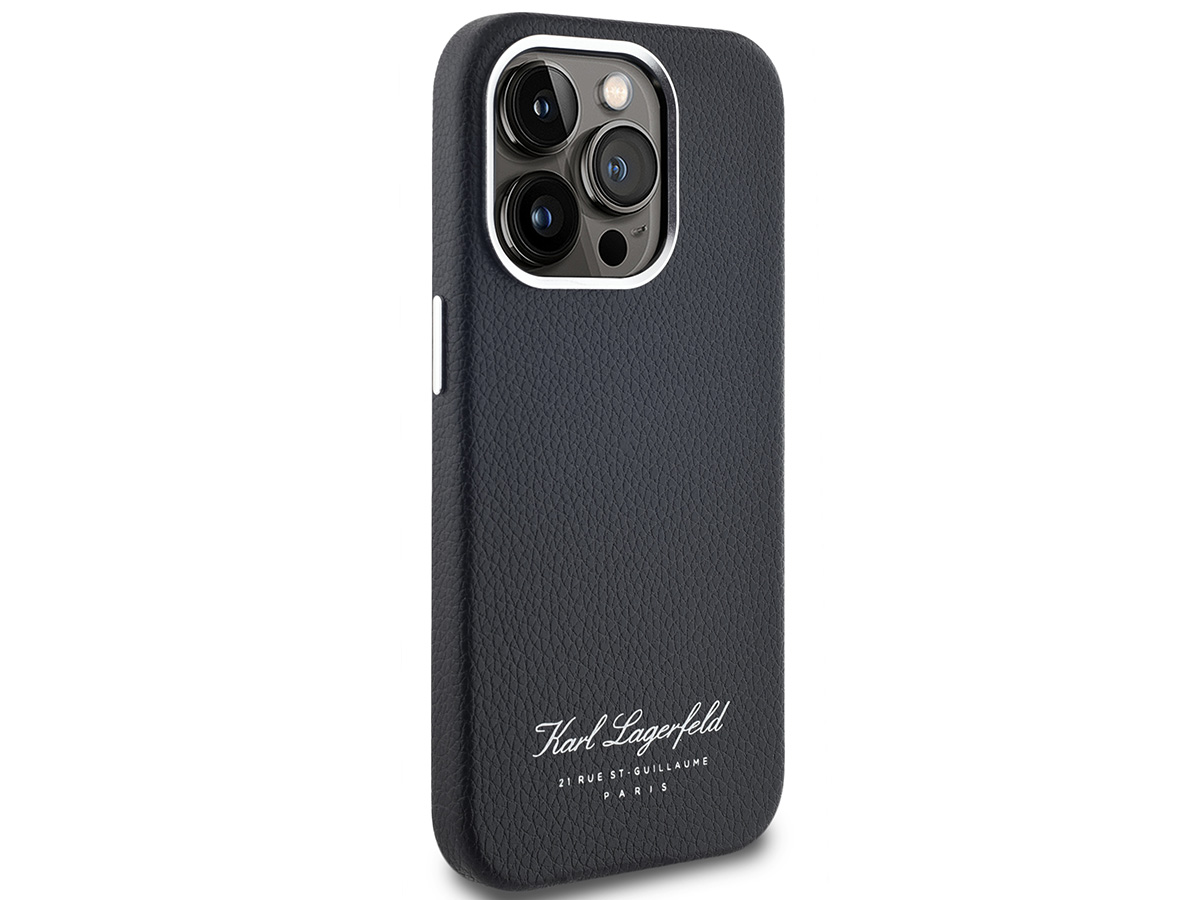 Karl Lagerfeld 21 Rue St-Guillaume Leather Case - iPhone 14 Pro hoesje