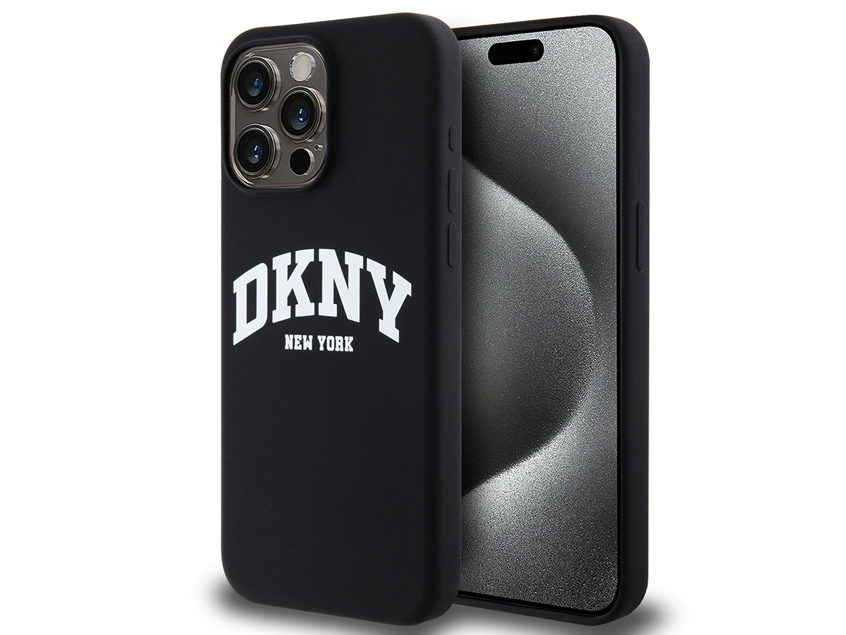 DKNY New York MagSafe Case Zwart - iPhone 14 Pro Max hoesje