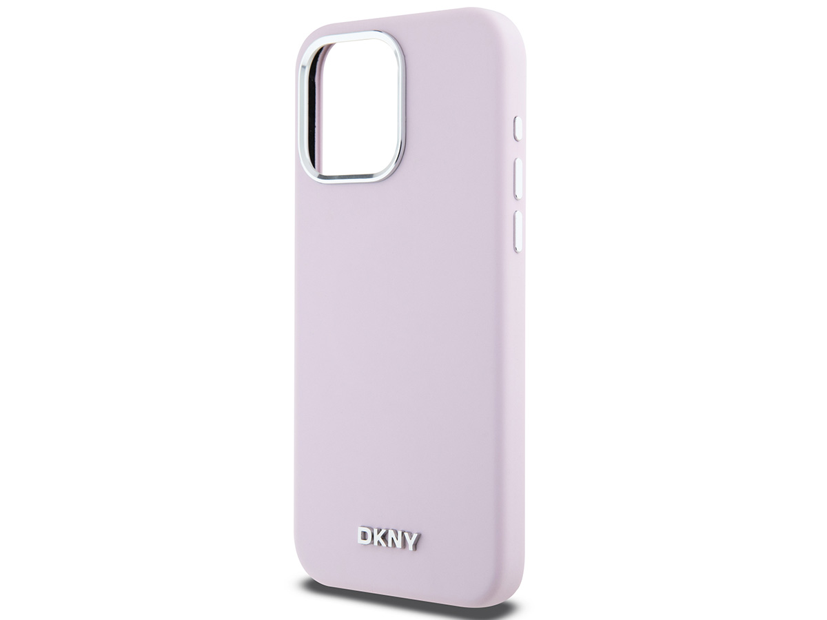 DKNY Silicone MagSafe Case Roze - iPhone 14 Pro Max hoesje