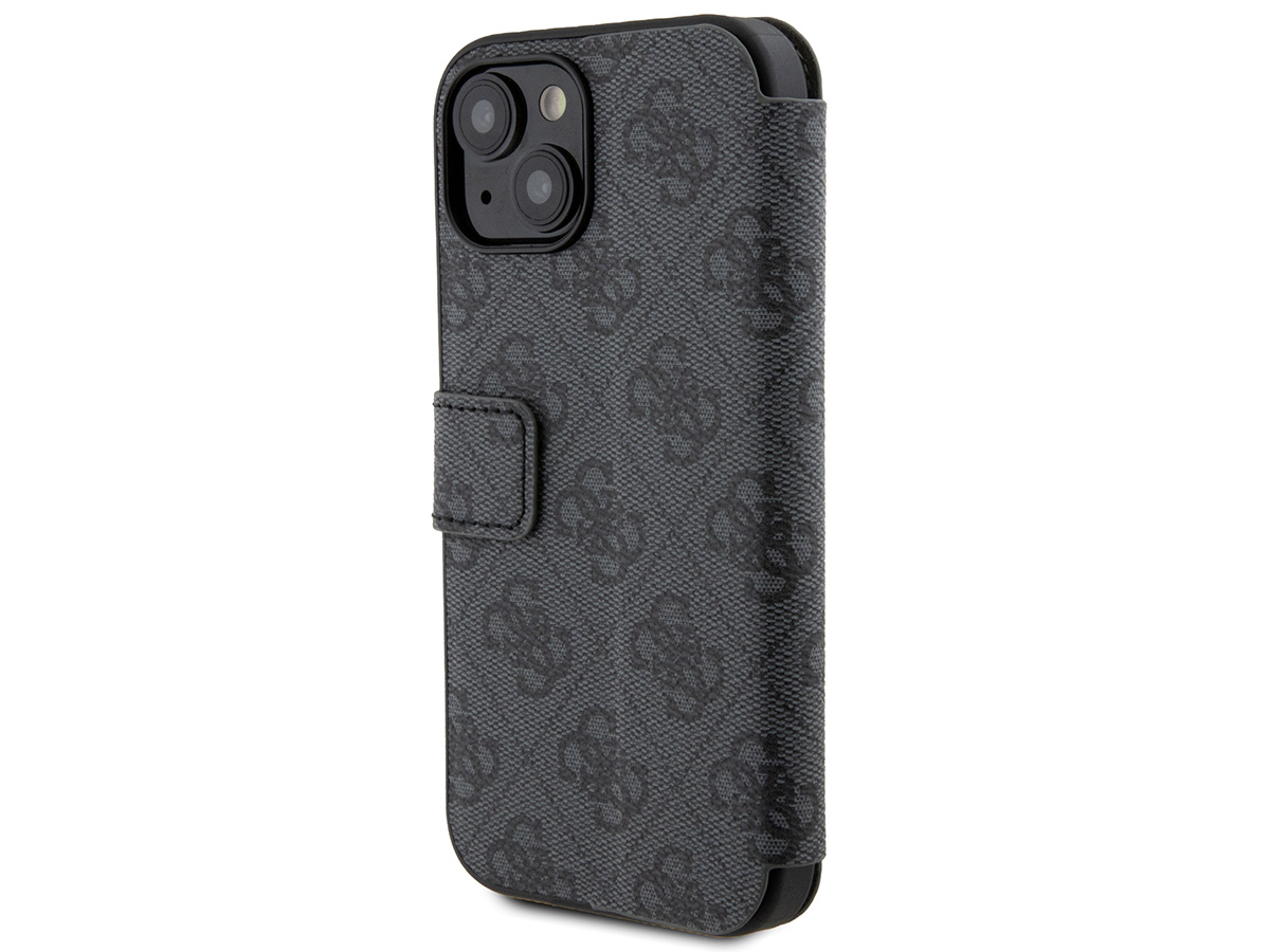 Guess Big 4G Monogram Bookcase Grijs - iPhone 15 hoesje