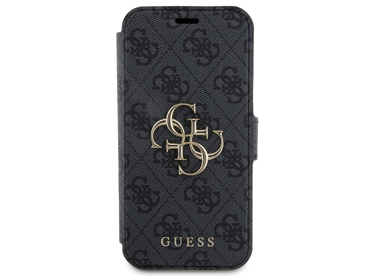 Guess Big 4G Monogram Bookcase Grijs - iPhone 15 hoesje