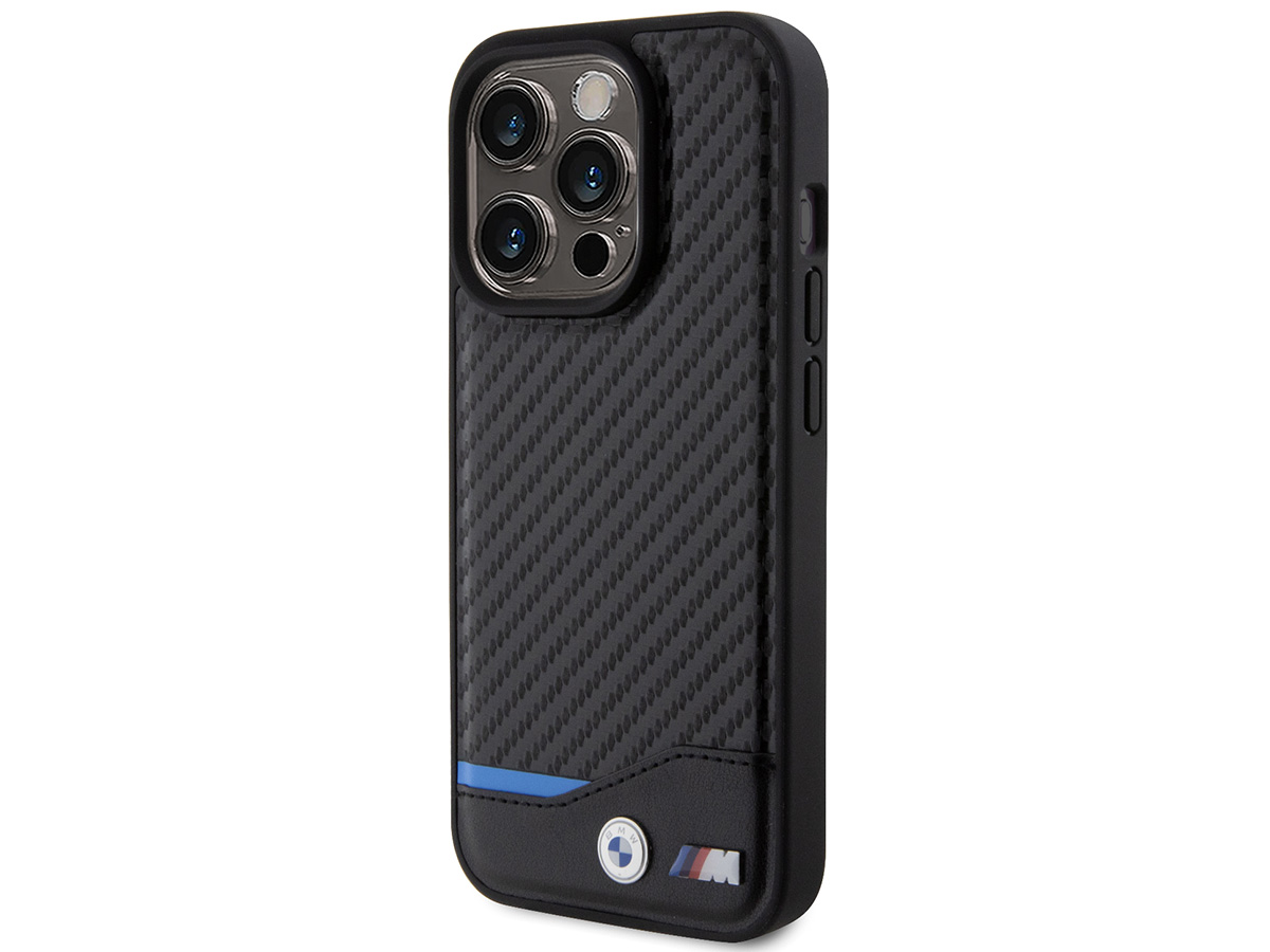 BMW M Carbon Look MagSafe Case - iPhone 15 Pro hoesje