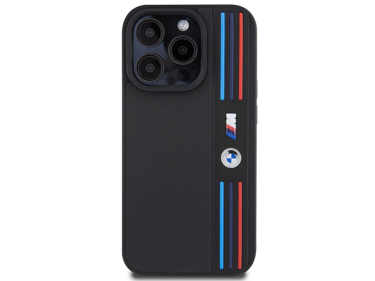 BMW M Tricolor Lines Case - iPhone 15 Pro hoesje