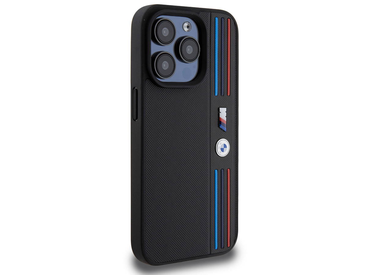 BMW M Tricolor Lines Case - iPhone 15 Pro hoesje