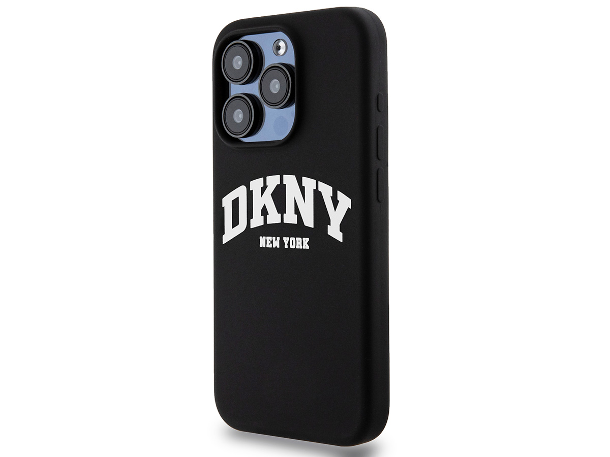 DKNY New York MagSafe Case Zwart - iPhone 15 Pro hoesje