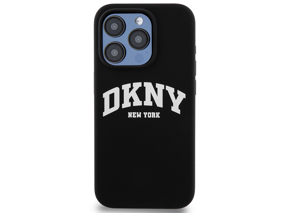 DKNY New York MagSafe Case Zwart - iPhone 15 Pro hoesje