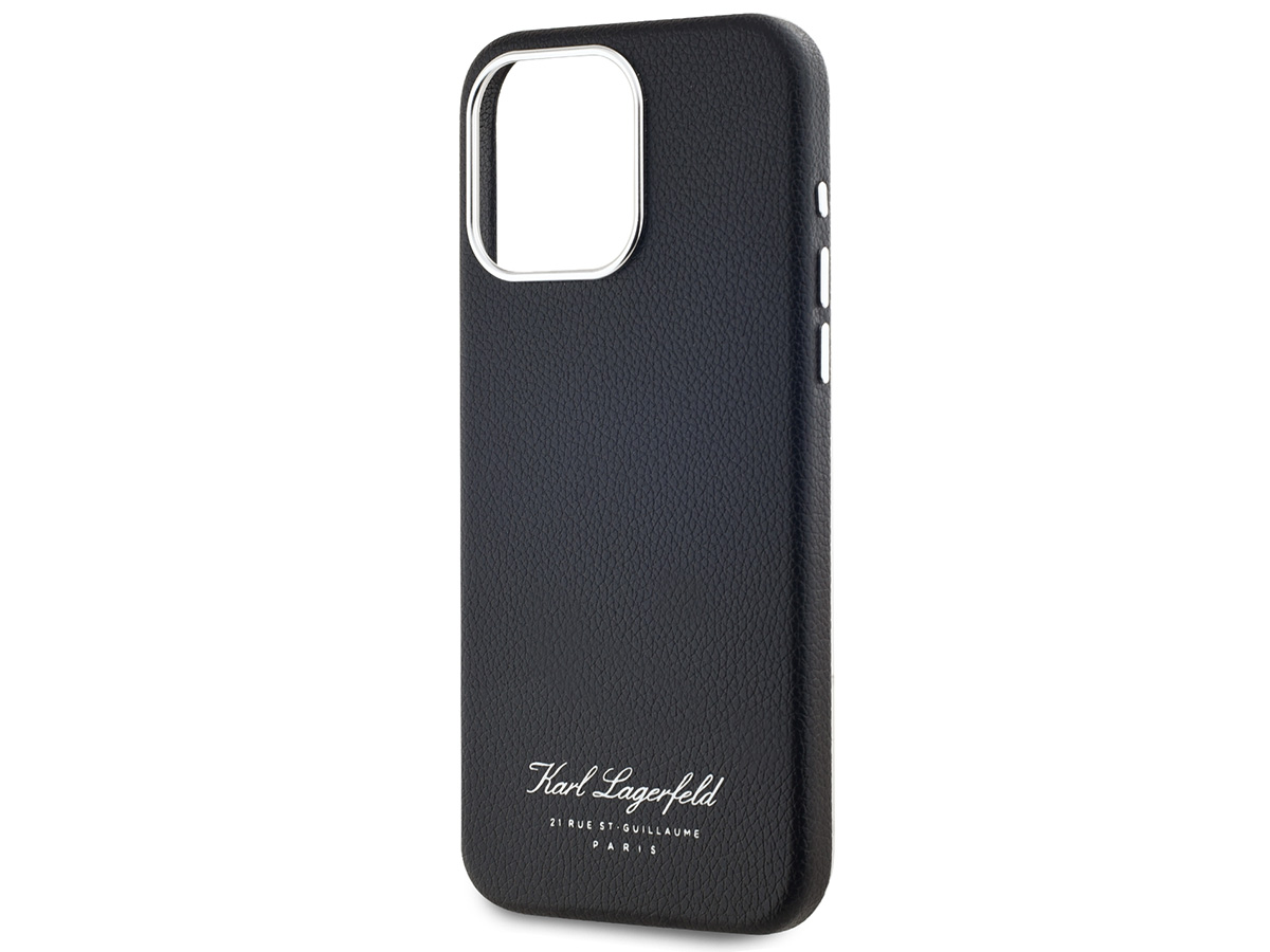 Karl Lagerfeld 21 Rue St-Guillaume Leather Case - iPhone 15 Pro hoesje