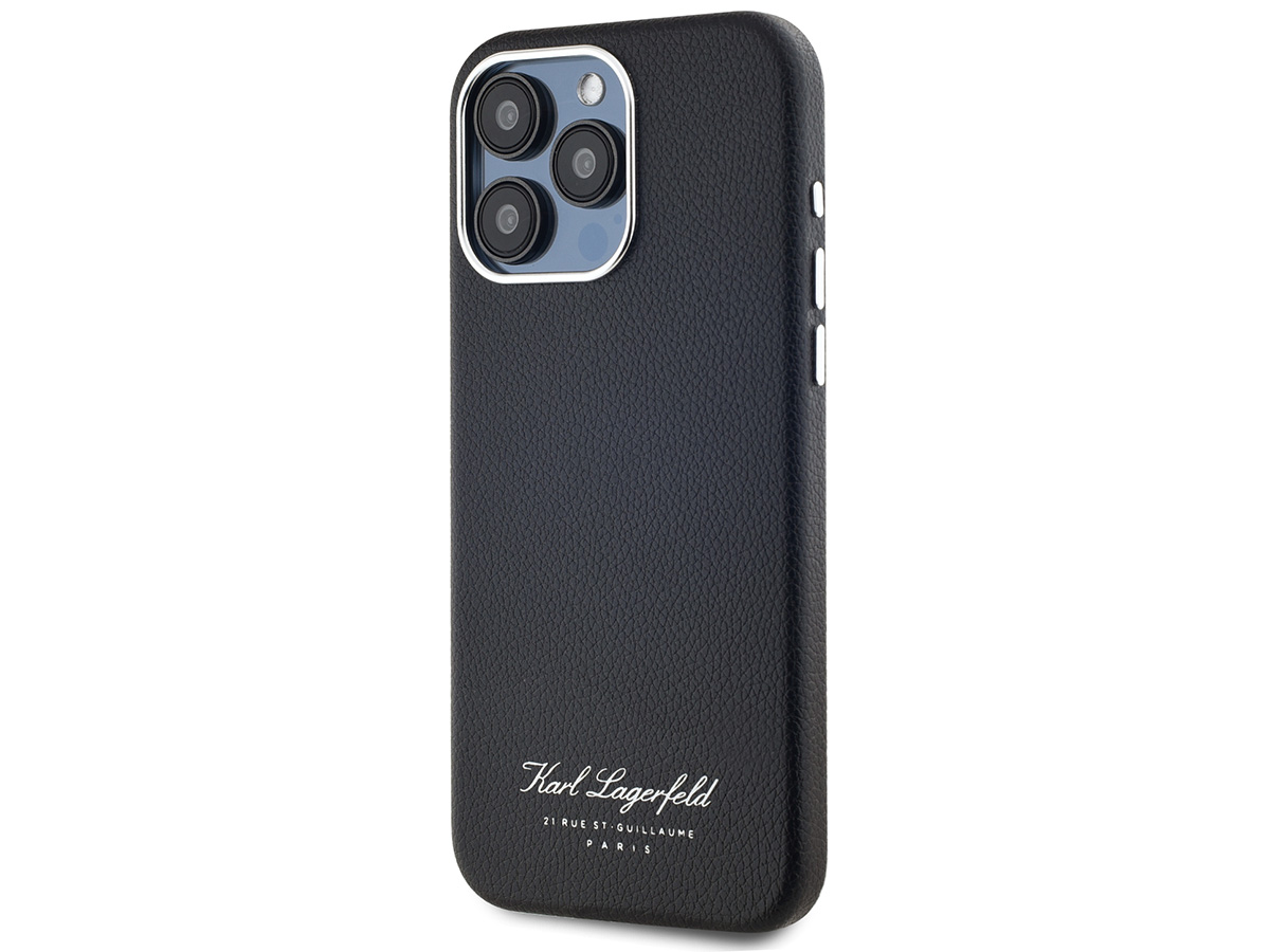 Karl Lagerfeld 21 Rue St-Guillaume Leather Case - iPhone 15 Pro hoesje