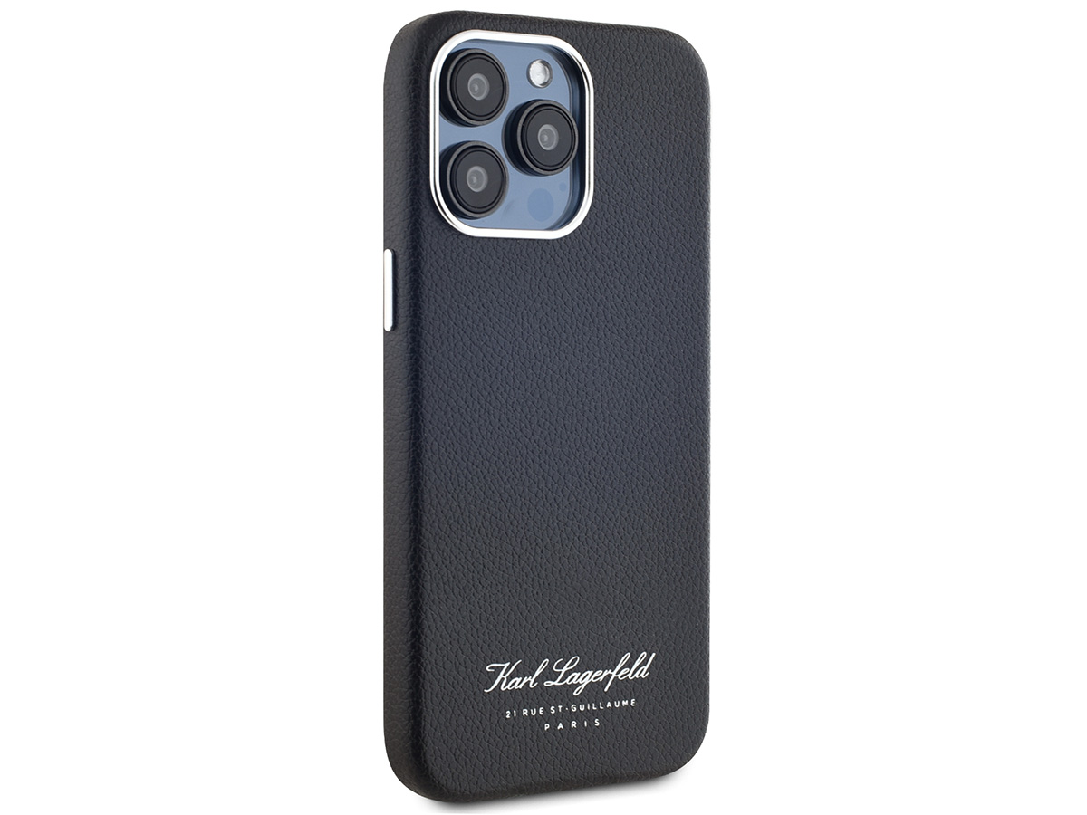 Karl Lagerfeld 21 Rue St-Guillaume Leather Case - iPhone 15 Pro hoesje