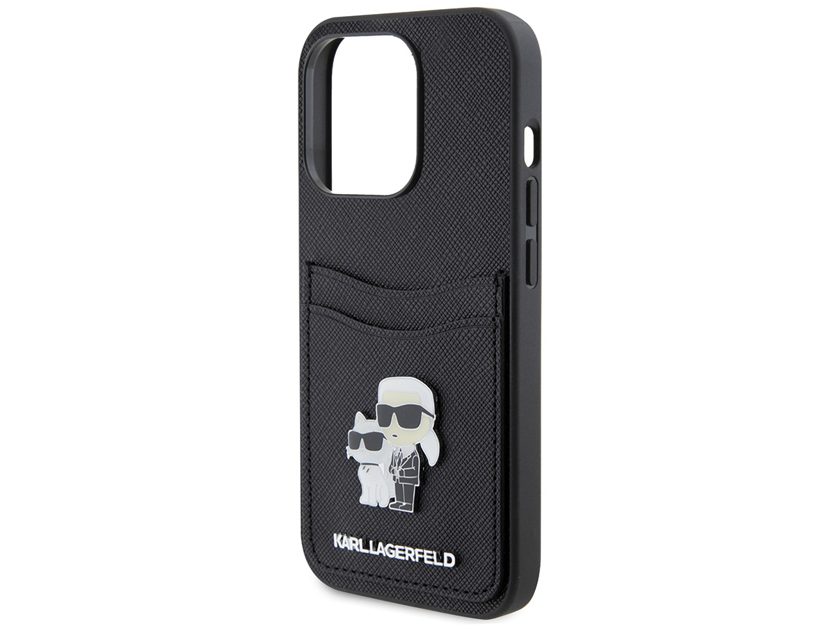 Karl Lagerfeld Ikonik Card Case - iPhone 15 Pro hoesje