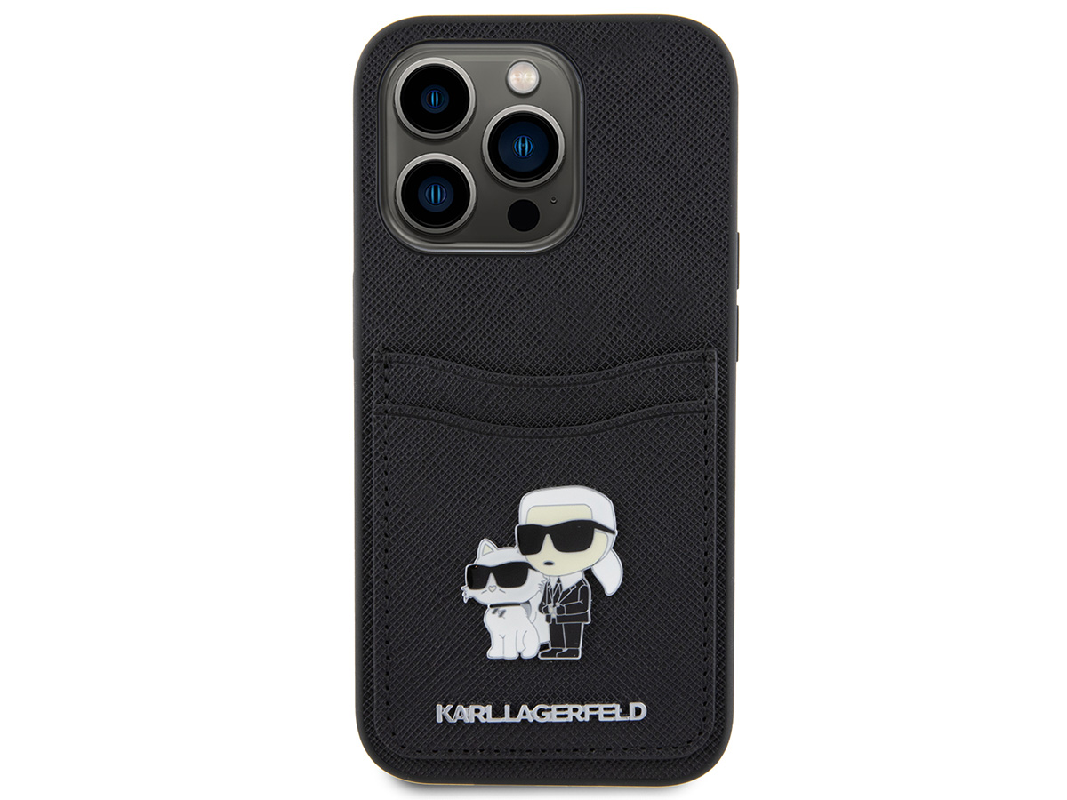 Karl Lagerfeld Ikonik Card Case - iPhone 15 Pro hoesje