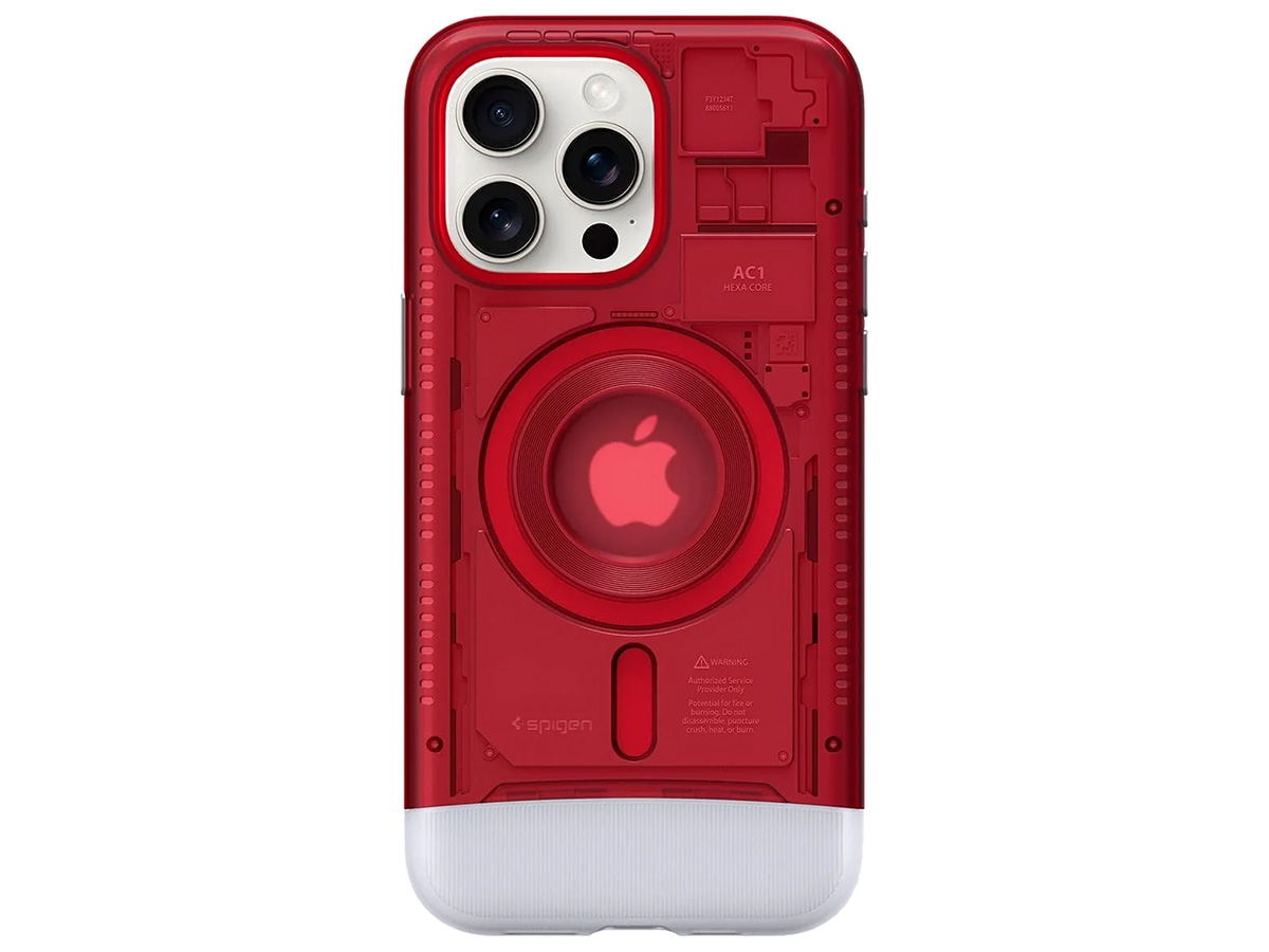 Spigen Classic C1 Case Ruby iMac G3 - iPhone 15 Pro hoesje