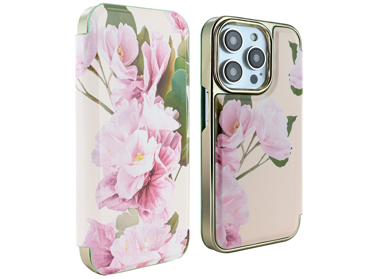 Ted Baker Liriam Mirror Folio Case - iPhone 15 Pro Hoesje