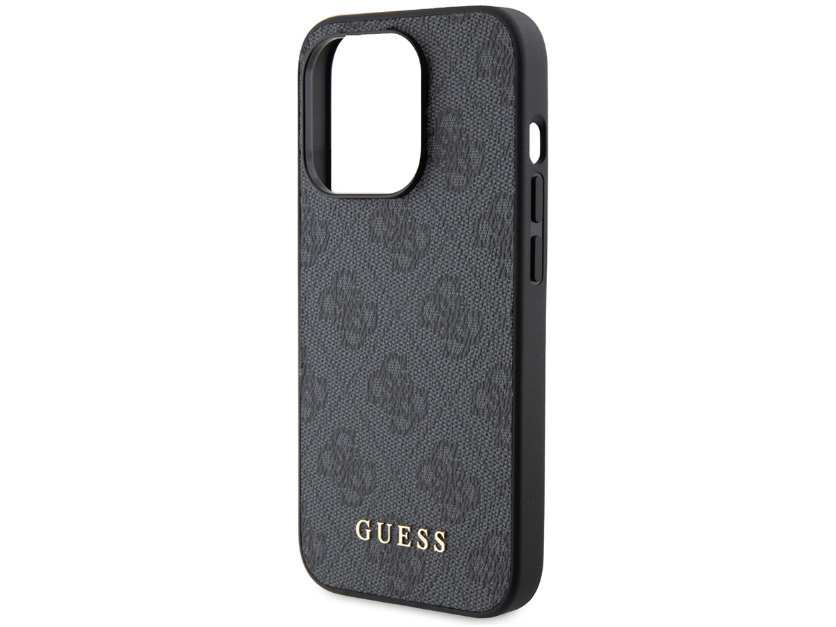 Guess 4G Monogram Case Grijs - iPhone 15 Pro Max hoesje