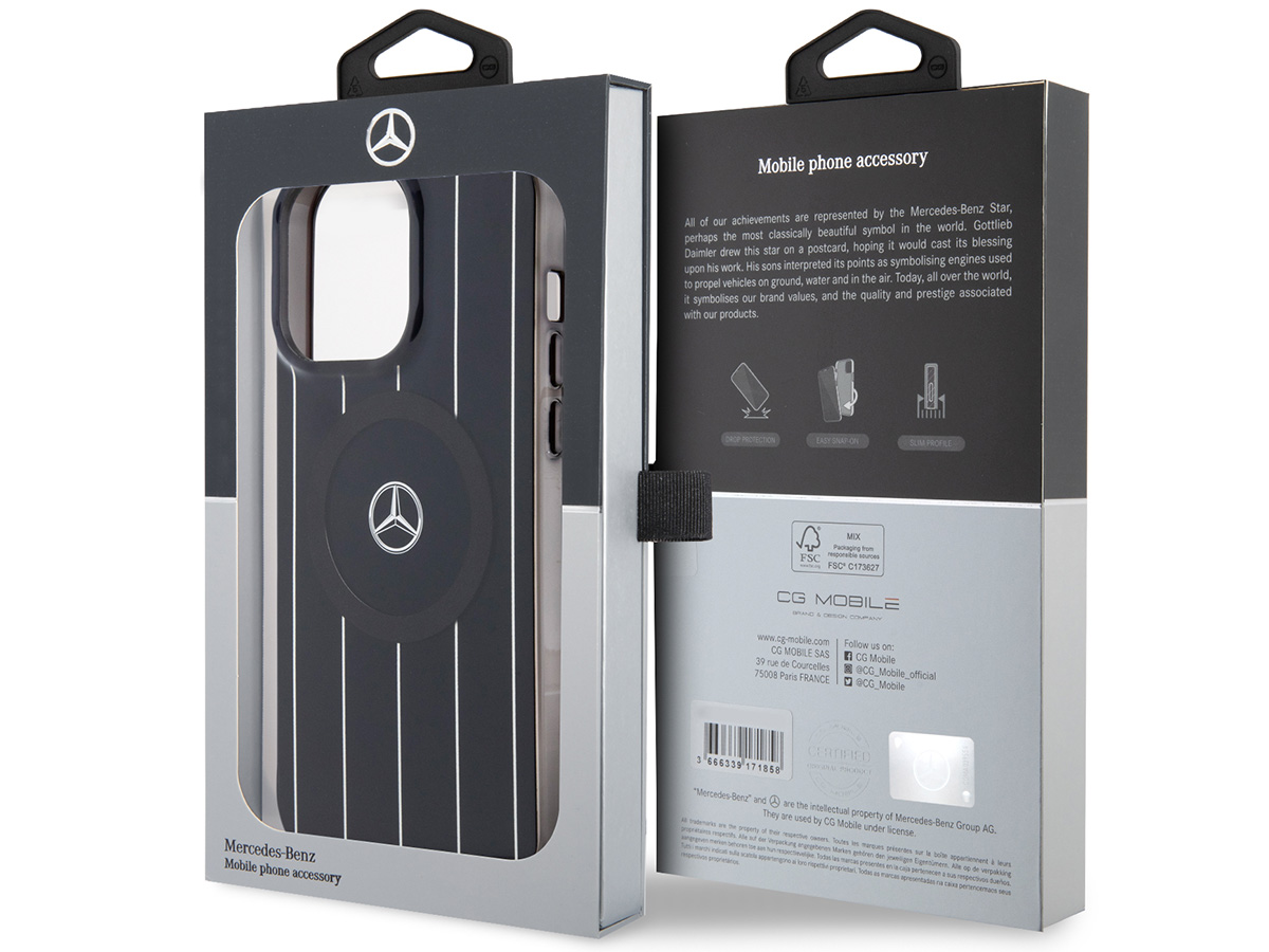 Mercedes-Benz Dual Moulded MagSafe Case - iPhone 15 Pro Max hoesje