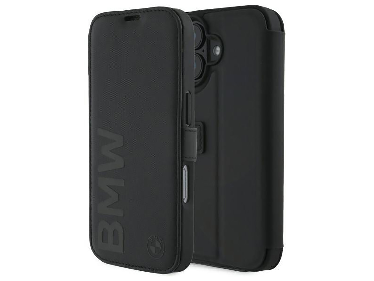 BMW Signature Leather Book Case - iPhone 16 Hoesje Leer