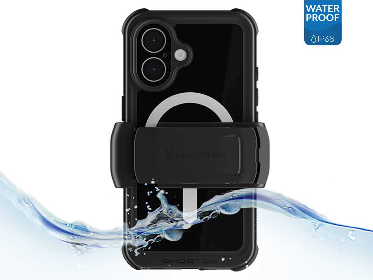 Ghostek Nautical 4 Zwart IP68 Waterdicht iPhone 16 hoesje