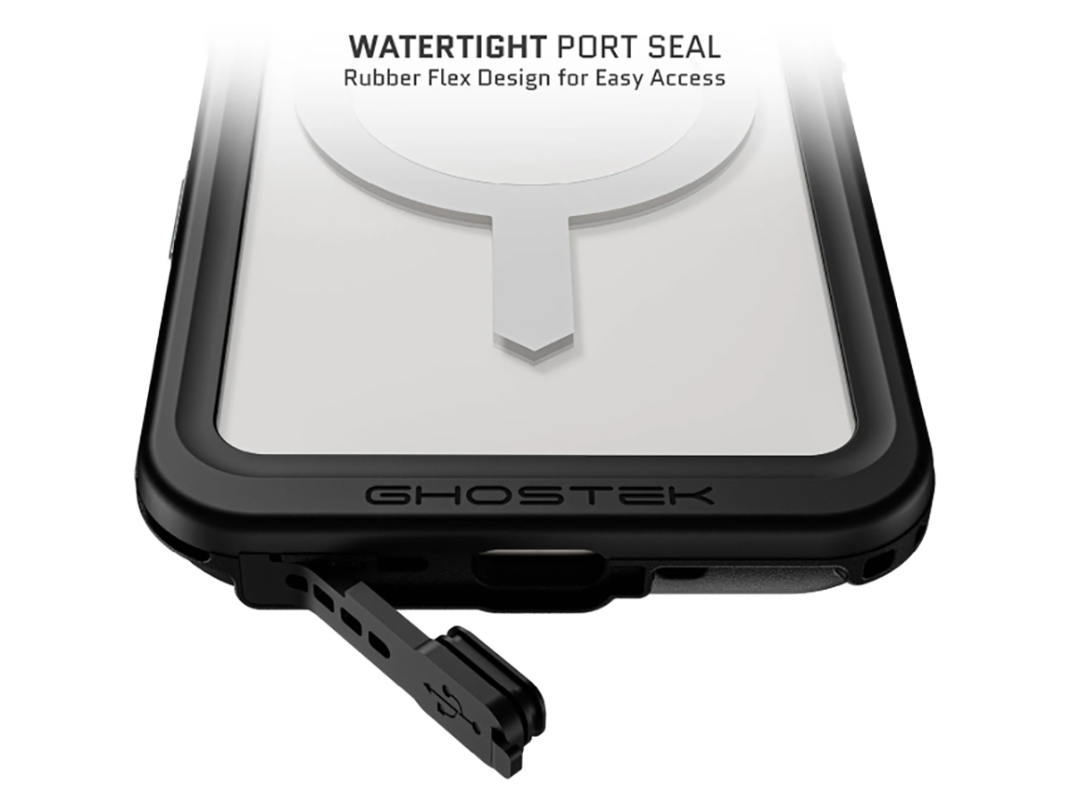 Ghostek Nautical Slim Clear IP68 Waterdicht iPhone 16 hoesje