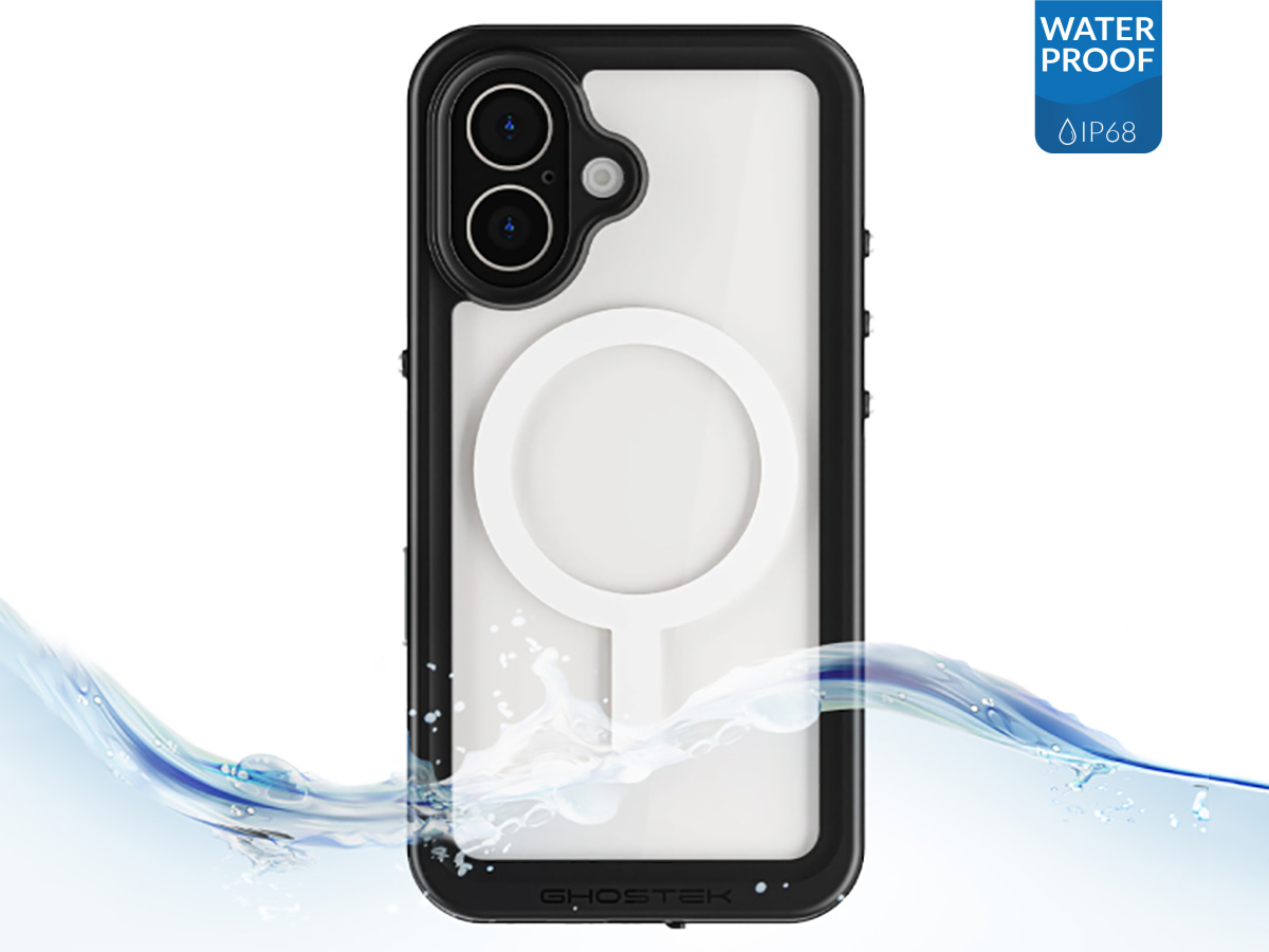 Ghostek Nautical Slim Clear IP68 Waterdicht iPhone 16 hoesje