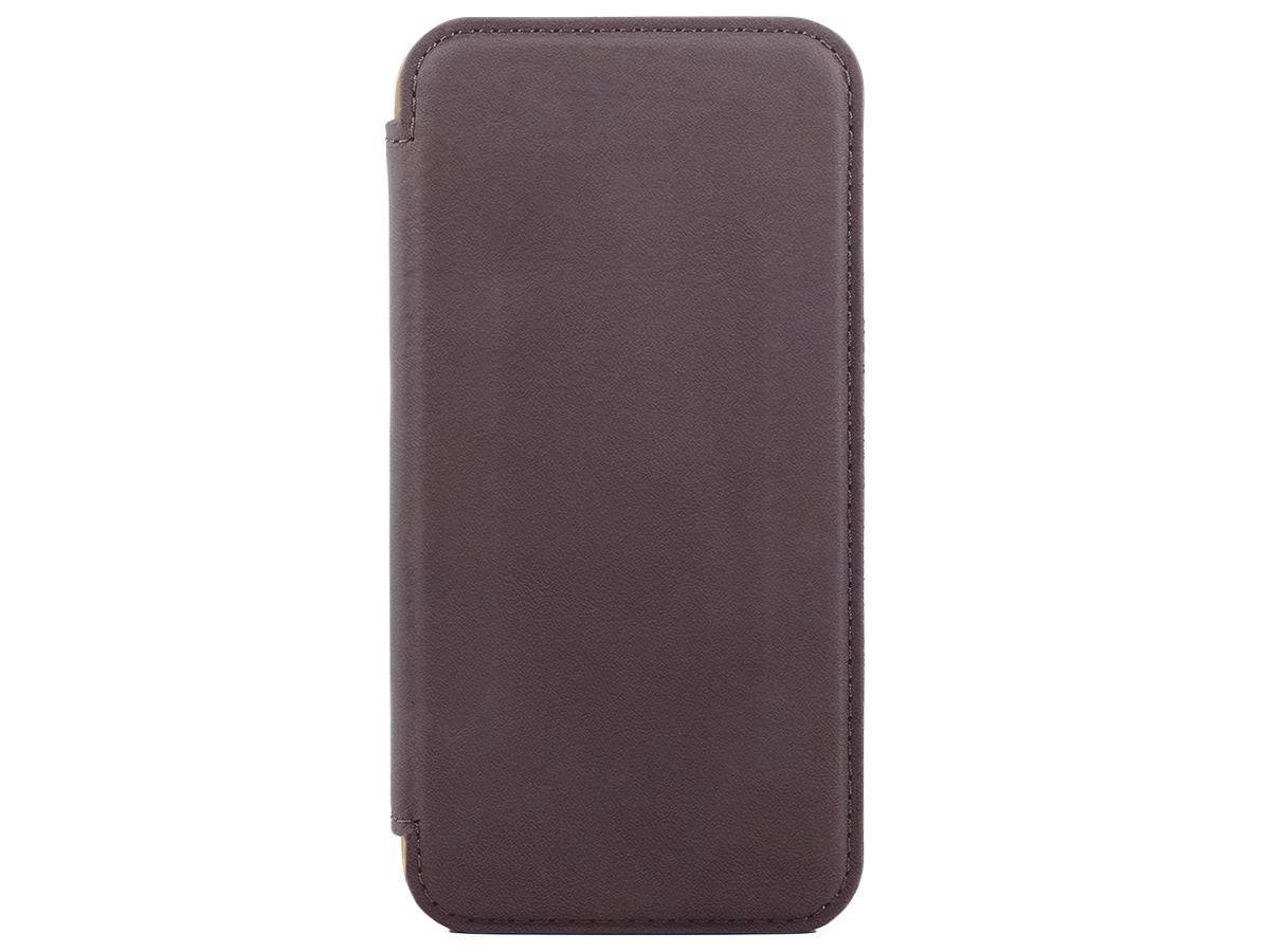 Greenwich Blake MagSafe Leather Folio Damson Purple - iPhone 16 Hoesje