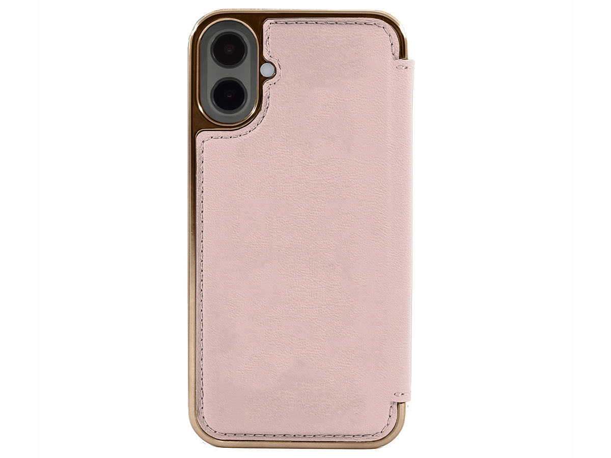 Greenwich Blake MagSafe Leather Folio Blossom Pink - iPhone 16 Hoesje