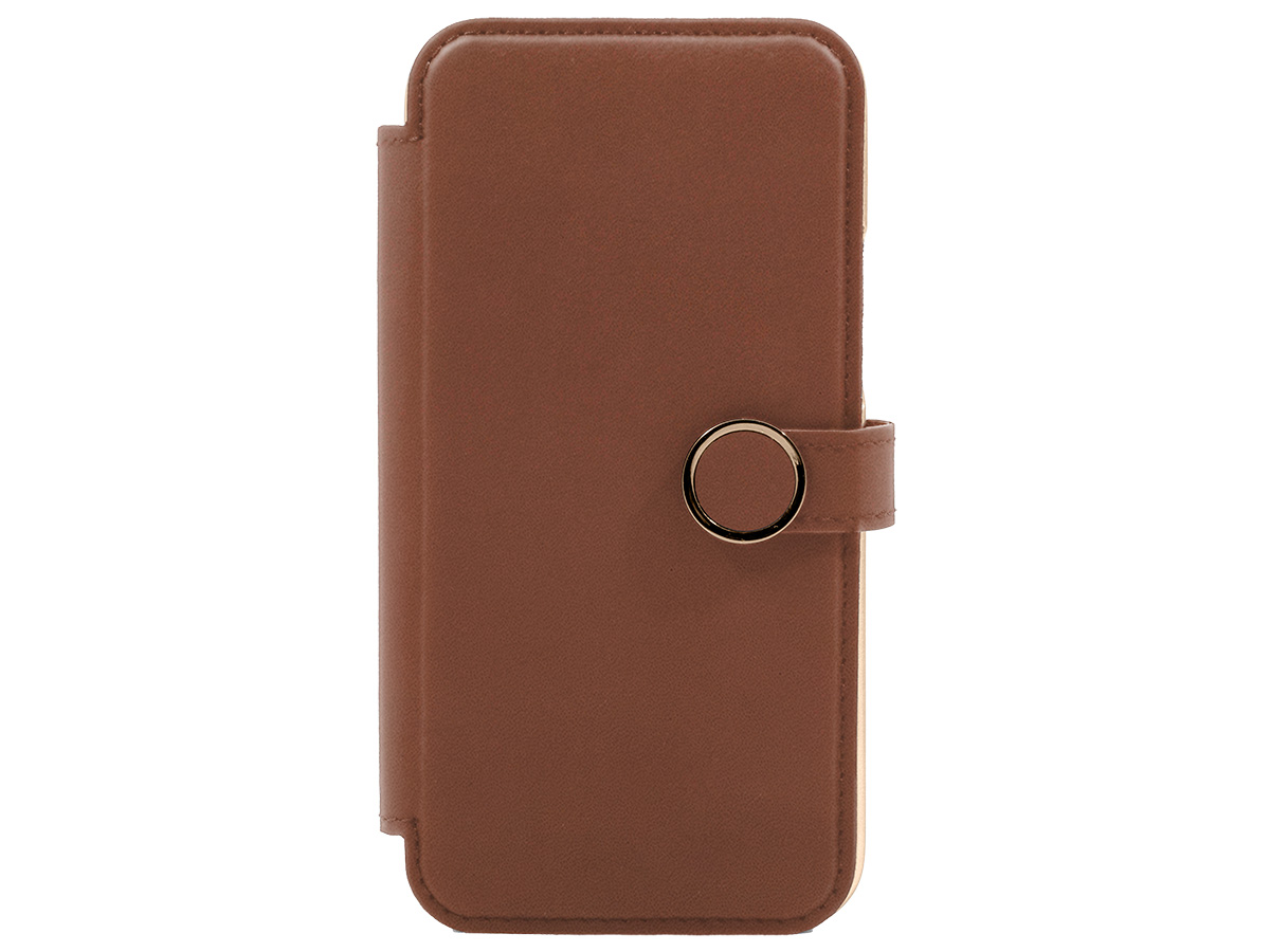 Greenwich Oxford MagSafe Folio Saddle Tan - iPhone 16 Hoesje