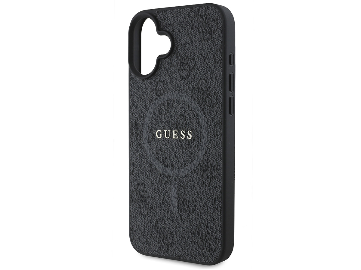 Guess 4G Monogram MagSafe Case Grijs - iPhone 16 hoesje