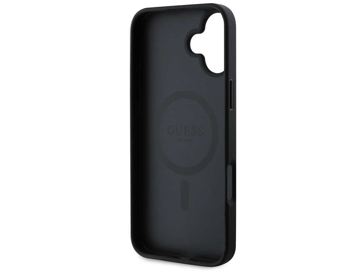 Guess 4G Monogram MagSafe Case Grijs - iPhone 16 hoesje