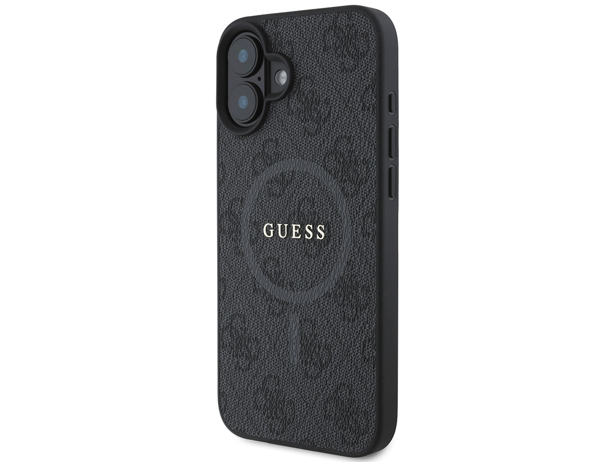 Guess 4G Monogram MagSafe Case Grijs - iPhone 16 hoesje