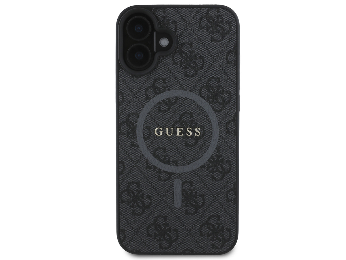 Guess 4G Monogram MagSafe Case Grijs - iPhone 16 hoesje