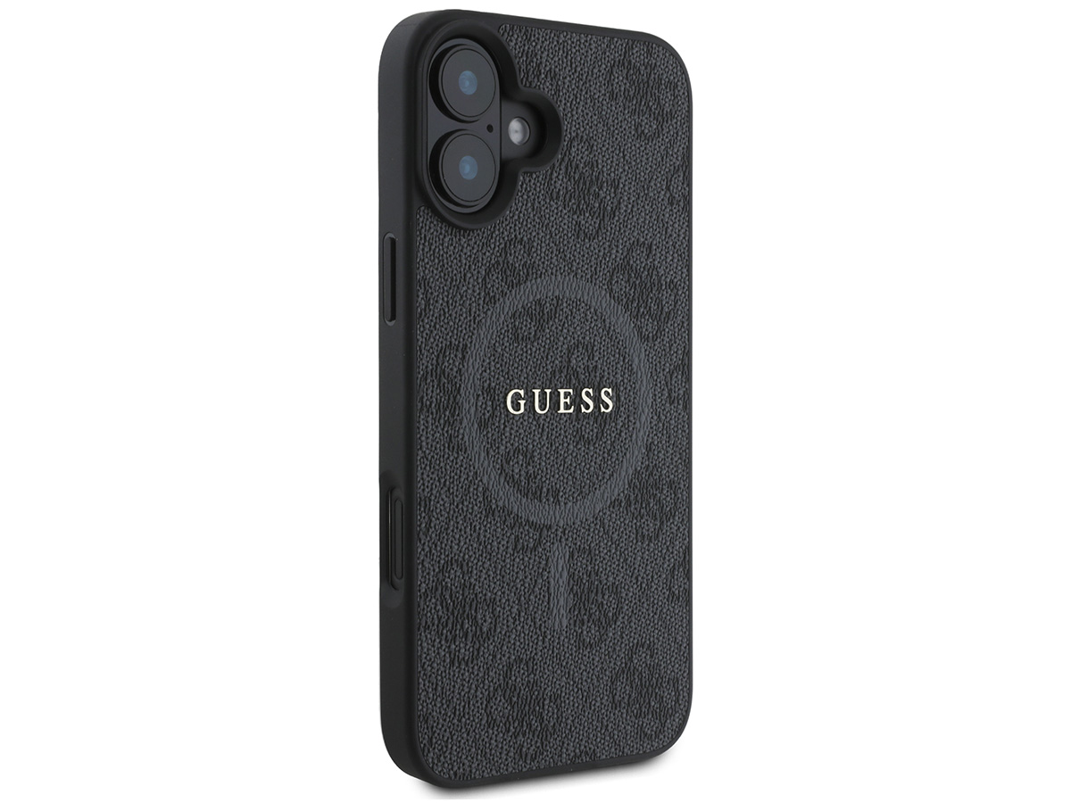 Guess 4G Monogram MagSafe Case Grijs - iPhone 16 hoesje