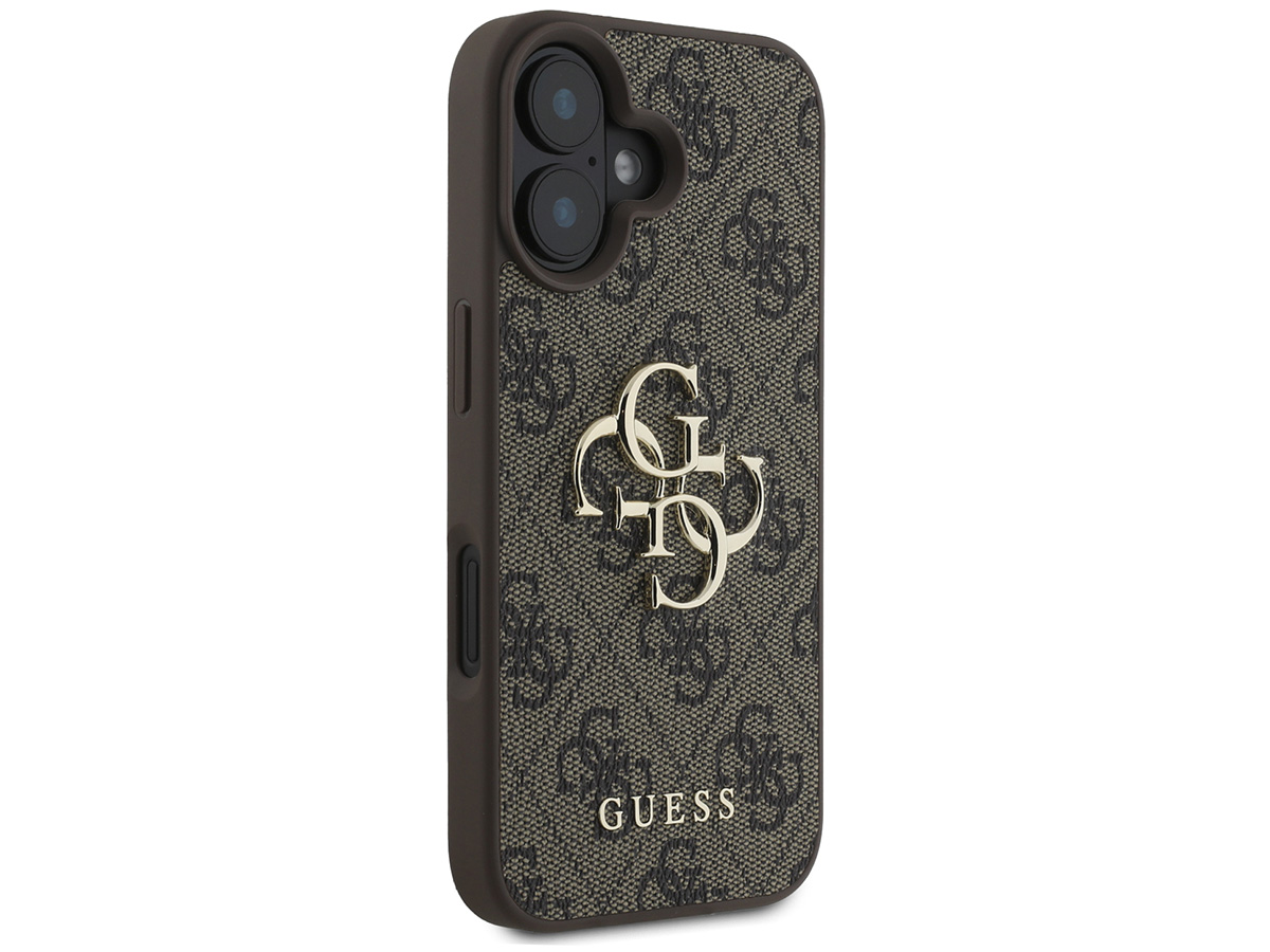 Guess Big 4G Monogram Case Bruin - iPhone 16 hoesje