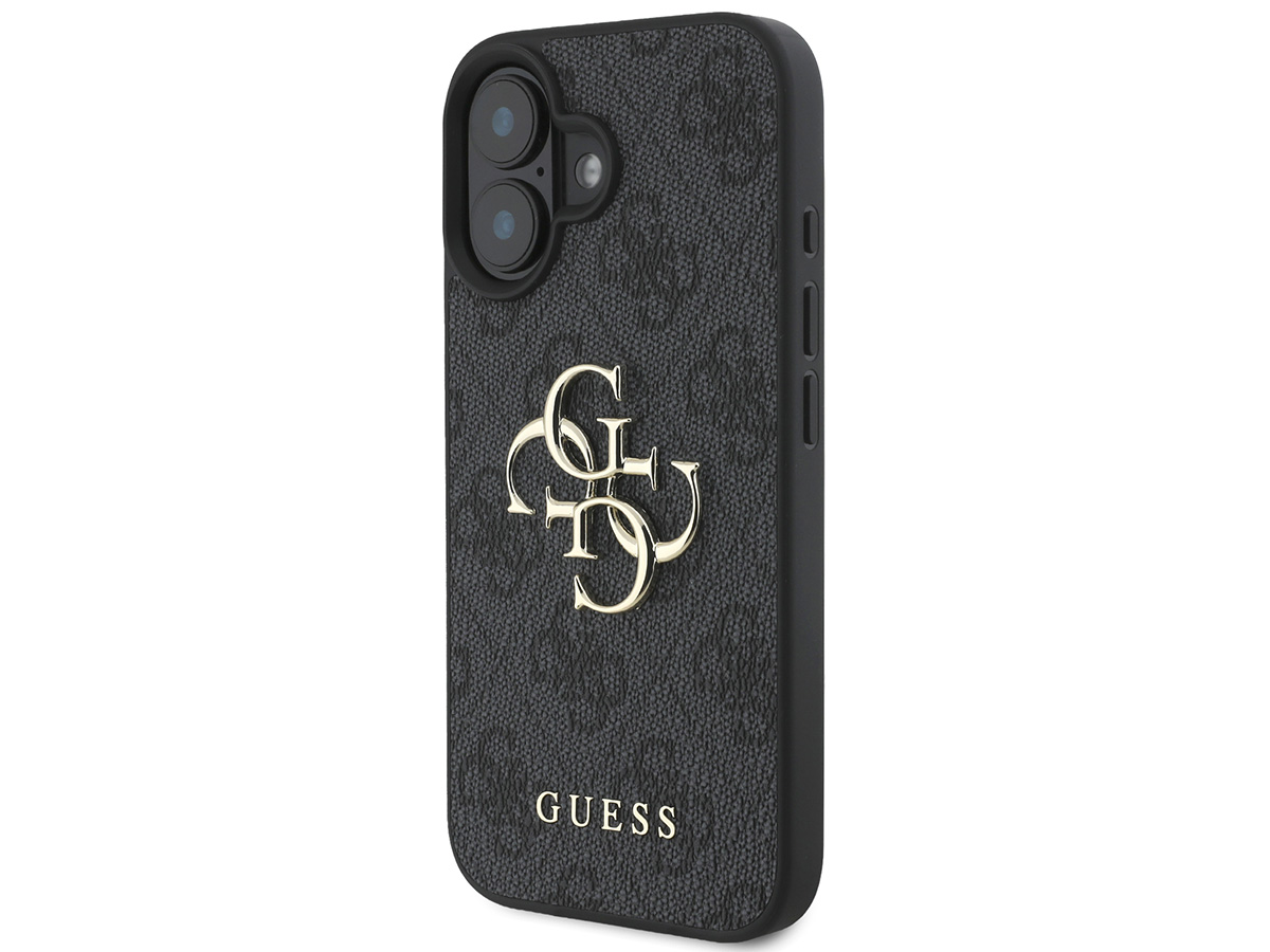 Guess Big 4G Monogram Case Grijs - iPhone 16 hoesje