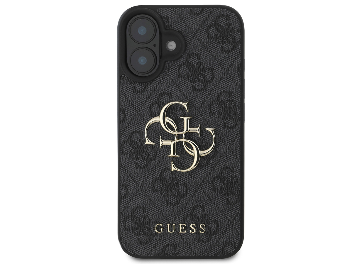 Guess Big 4G Monogram Case Grijs - iPhone 16 hoesje