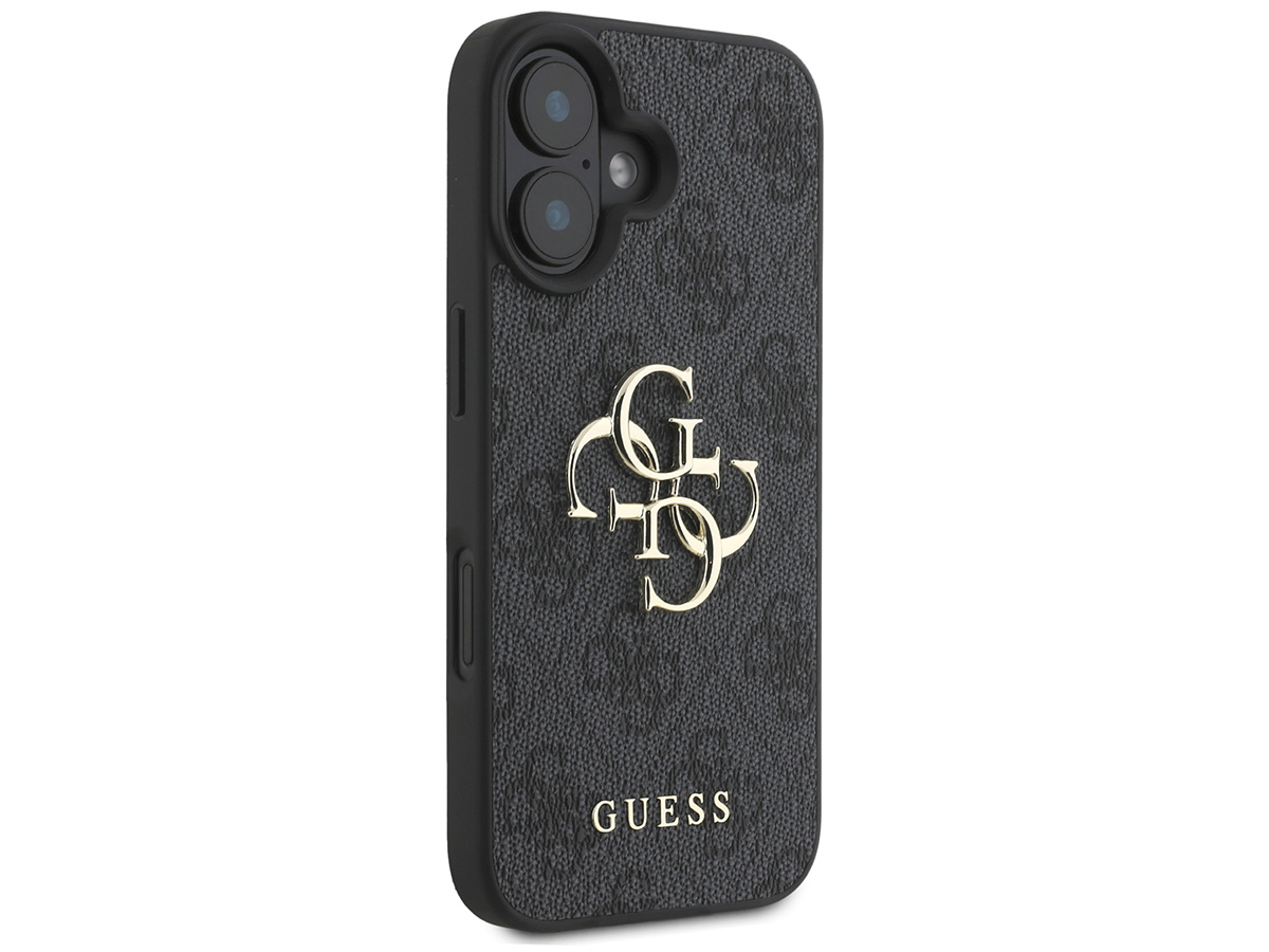 Guess Big 4G Monogram Case Grijs - iPhone 16 hoesje